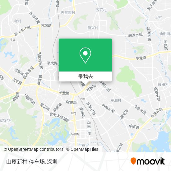 山厦新村-停车场地图