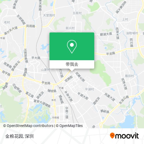 金粮花园地图