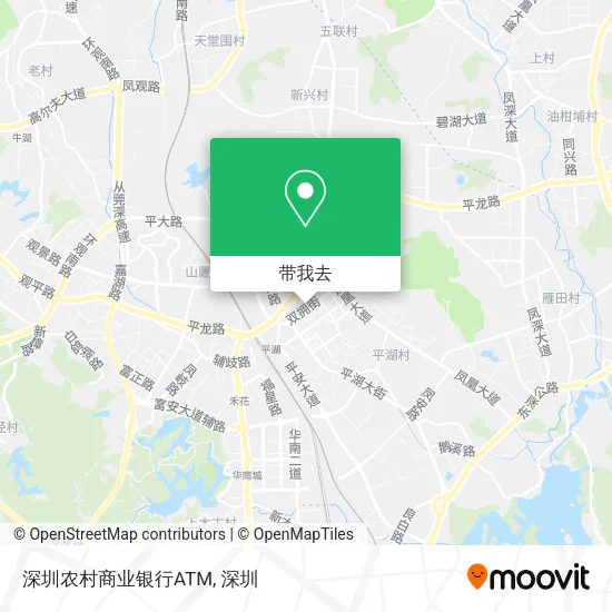 深圳农村商业银行ATM地图