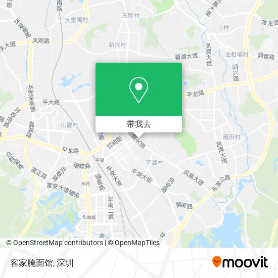 客家腌面馆地图