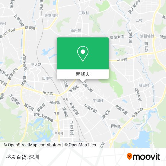 盛发百货地图