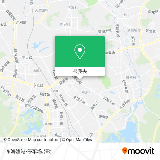 东海渔港-停车场地图