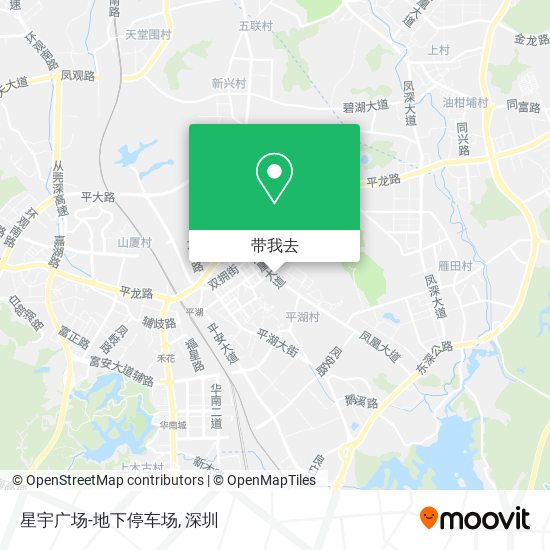 星宇广场-地下停车场地图