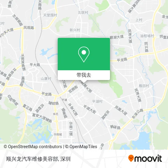 顺兴龙汽车维修美容部地图