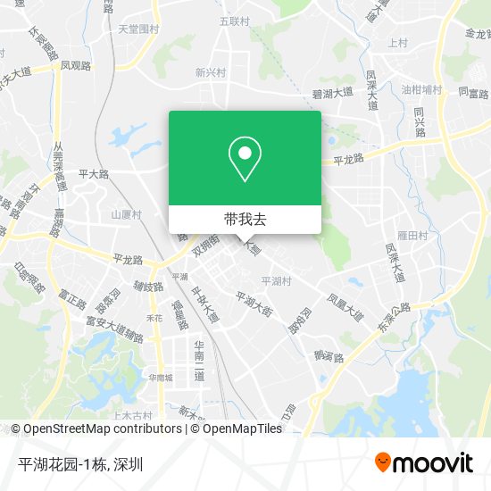平湖花园-1栋地图