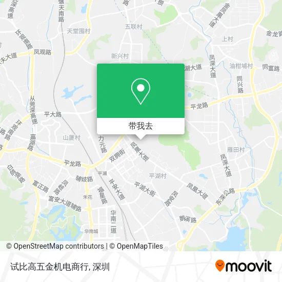 试比高五金机电商行地图