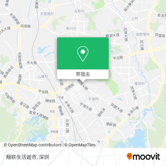 顺联生活超市地图