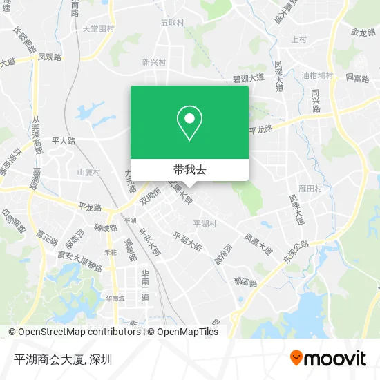 平湖商会大厦地图