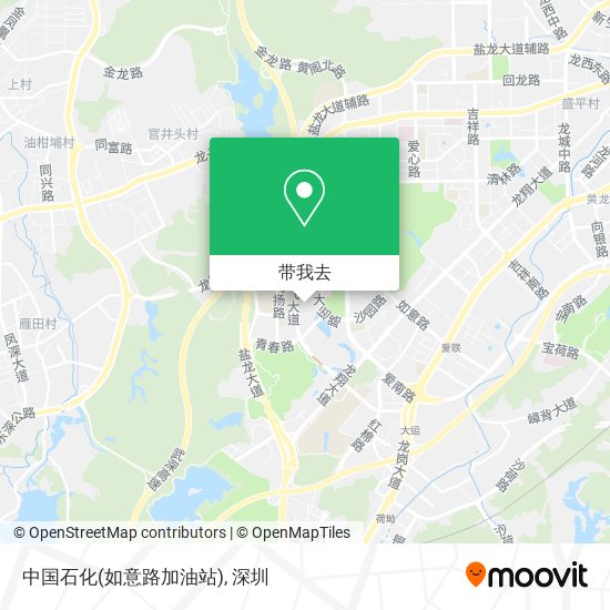 中国石化(如意路加油站)地图