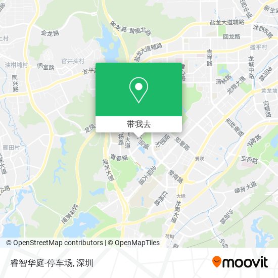 睿智华庭-停车场地图