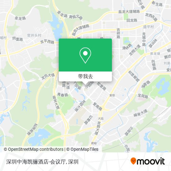 深圳中海凯骊酒店-会议厅地图
