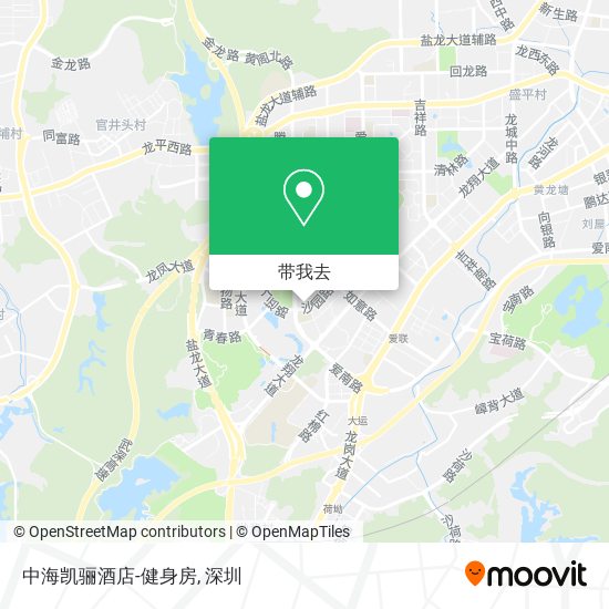 中海凯骊酒店-健身房地图