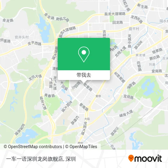 一车一语深圳龙岗旗舰店地图
