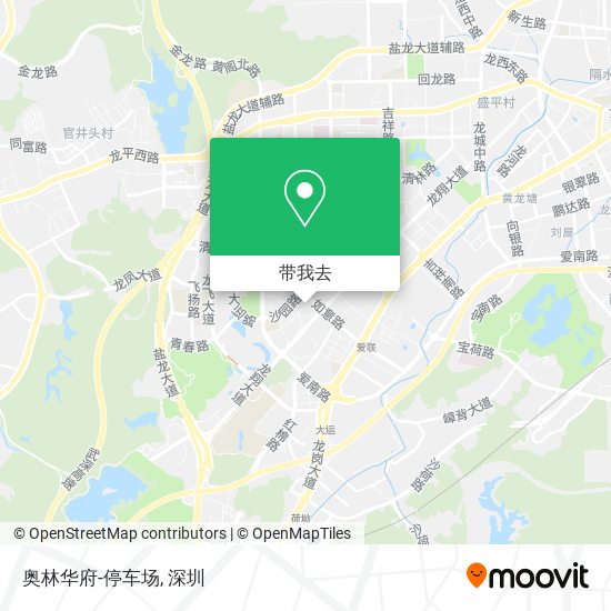 奥林华府-停车场地图
