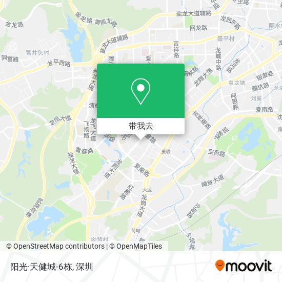 阳光·天健城-6栋地图