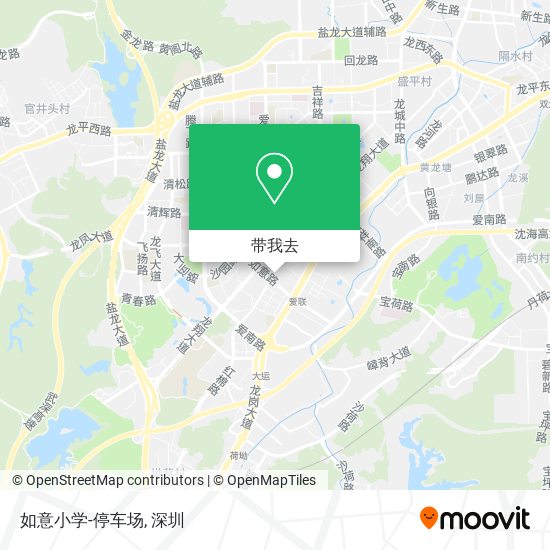 如意小学-停车场地图