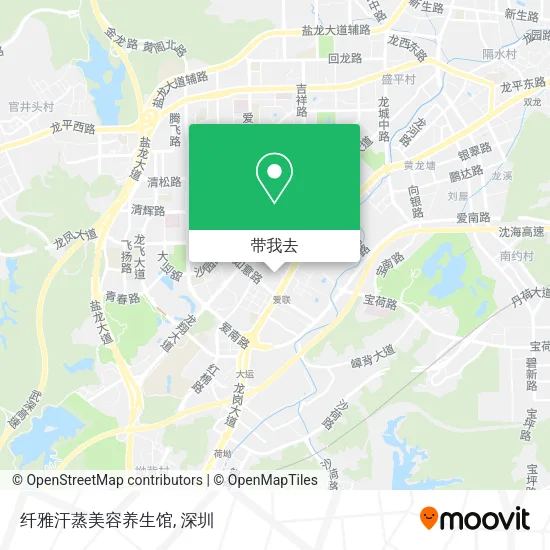纤雅汗蒸美容养生馆地图