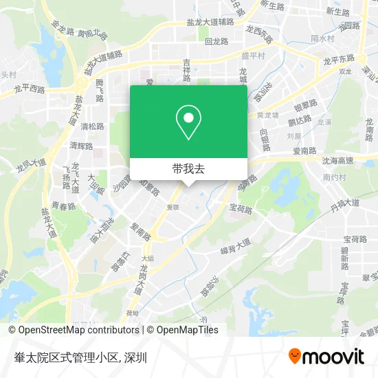 輋太院区式管理小区地图
