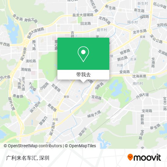 广利来名车汇地图