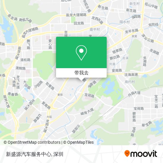 新盛源汽车服务中心地图