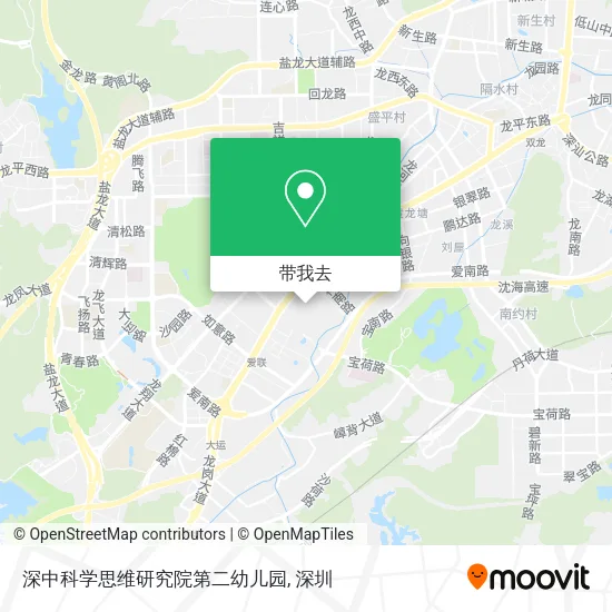 深中科学思维研究院第二幼儿园地图