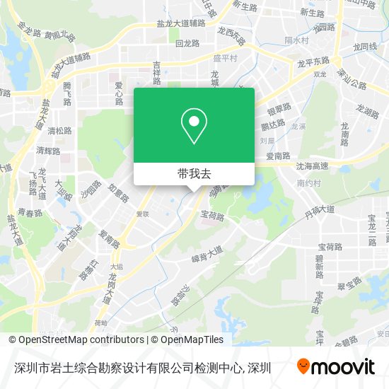 深圳市岩土综合勘察设计有限公司检测中心地图