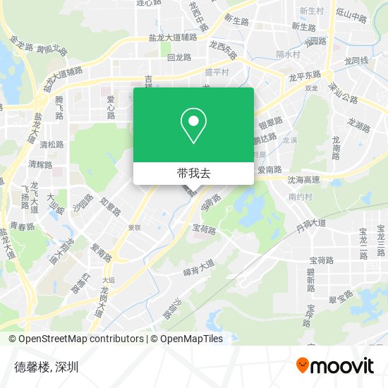 德馨楼地图