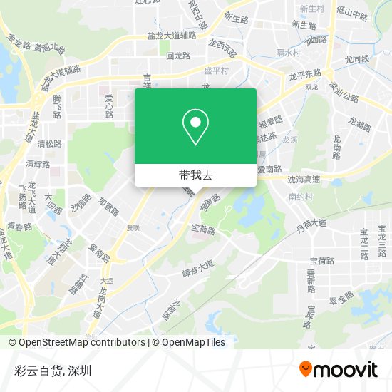 彩云百货地图