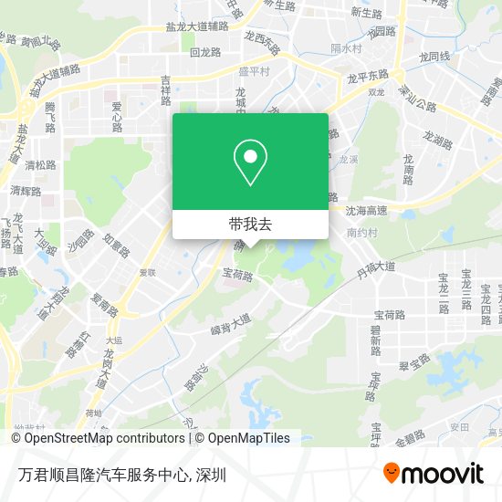 万君顺昌隆汽车服务中心地图