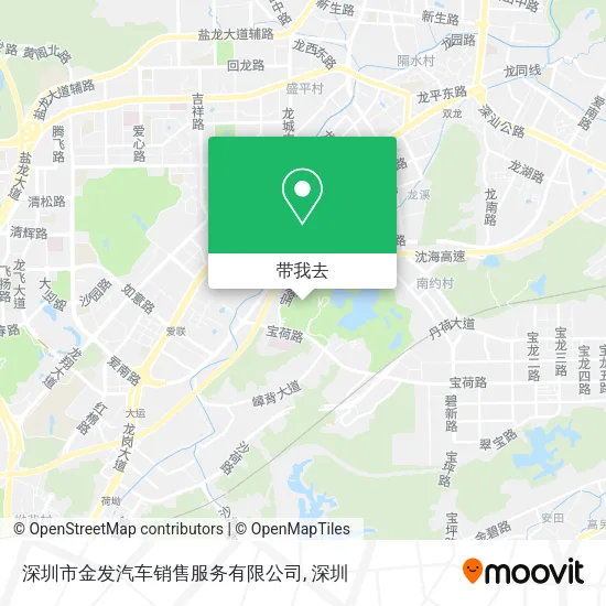 深圳市金发汽车销售服务有限公司地图