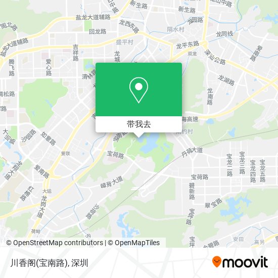 川香阁(宝南路)地图