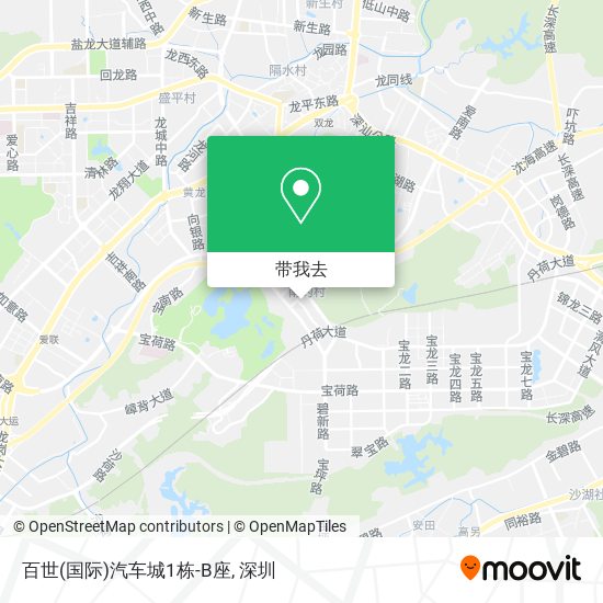 百世(国际)汽车城1栋-B座地图
