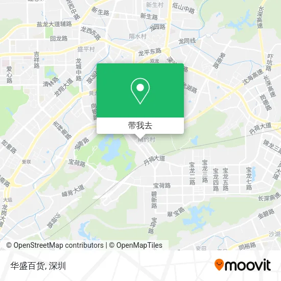 华盛百货地图