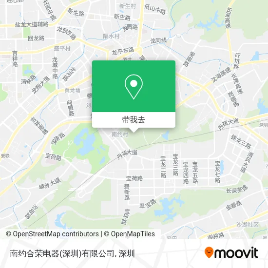 南约合荣电器(深圳)有限公司地图