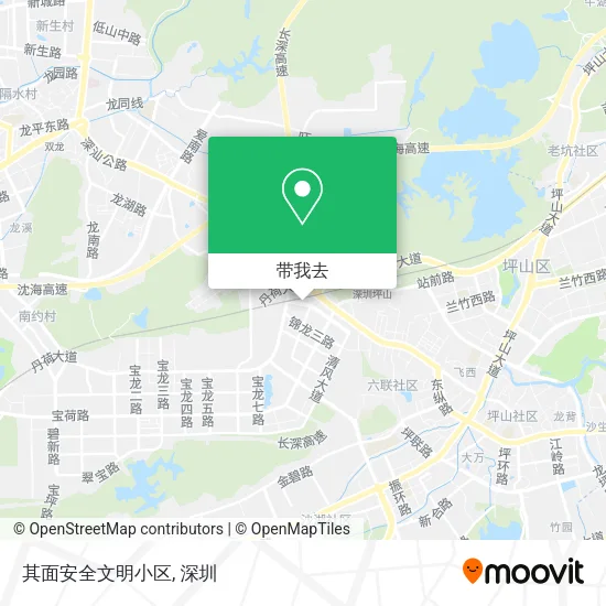 其面安全文明小区地图
