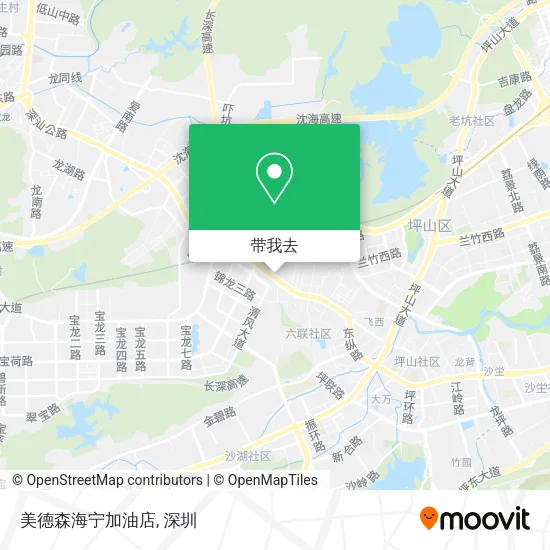 美德森海宁加油店地图