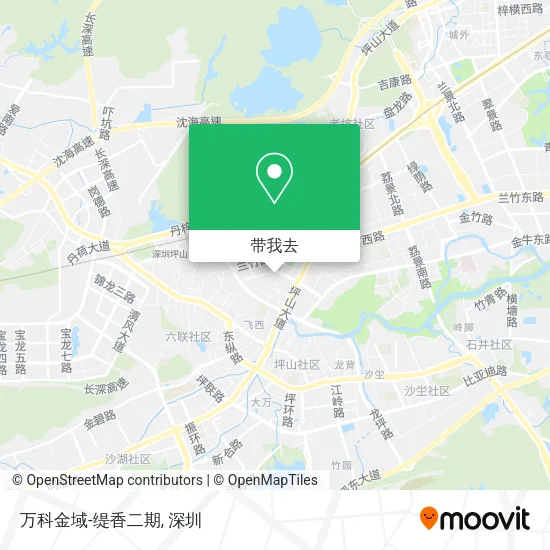 万科金域-缇香二期地图