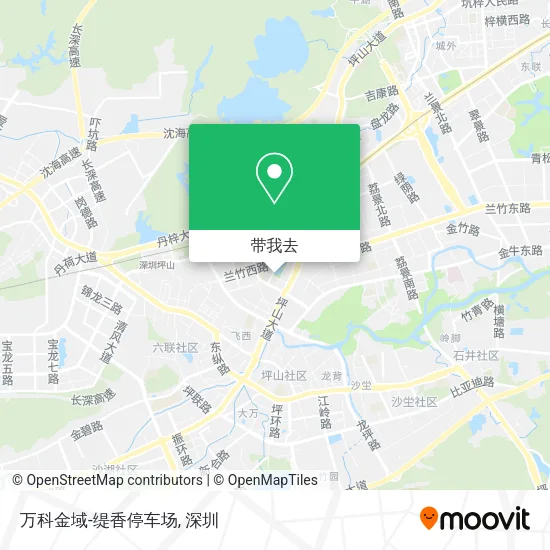 万科金域-缇香停车场地图