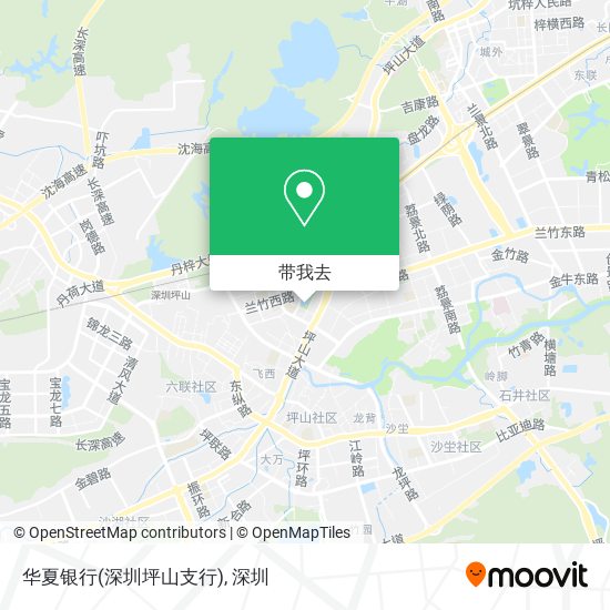 华夏银行(深圳坪山支行)地图