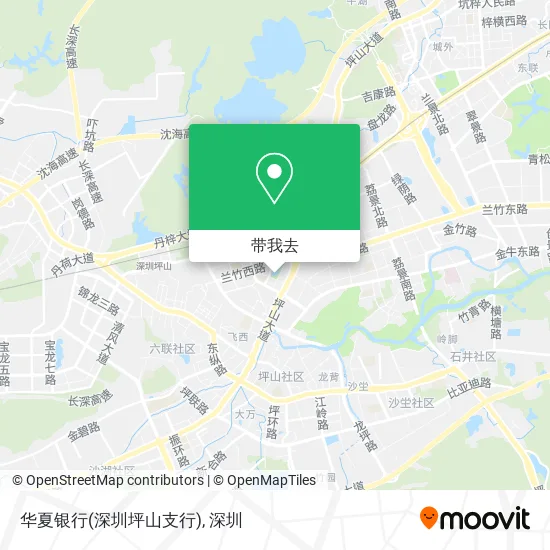 华夏银行(深圳坪山支行)地图