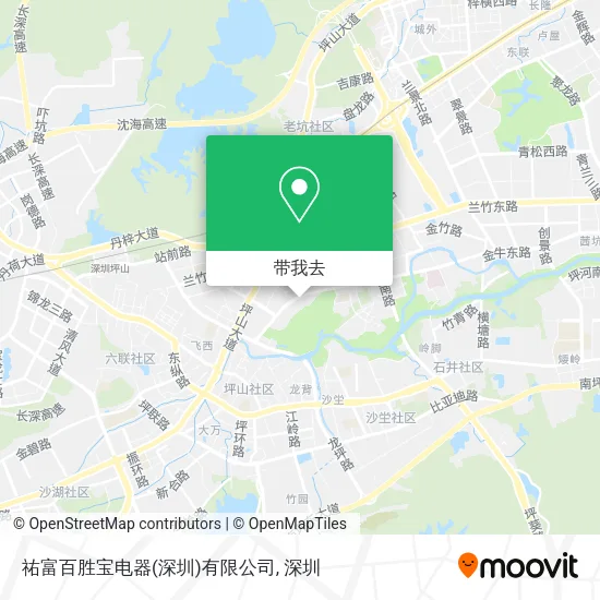 祐富百胜宝电器(深圳)有限公司地图