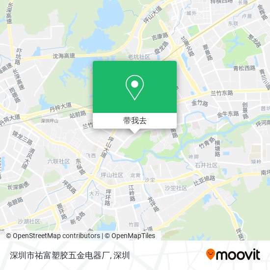 深圳市祐富塑胶五金电器厂地图