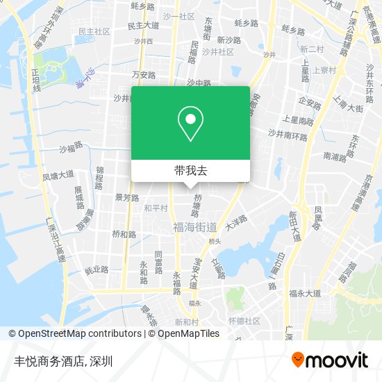 丰悦商务酒店地图