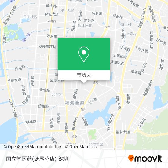 国立堂医药(塘尾分店)地图