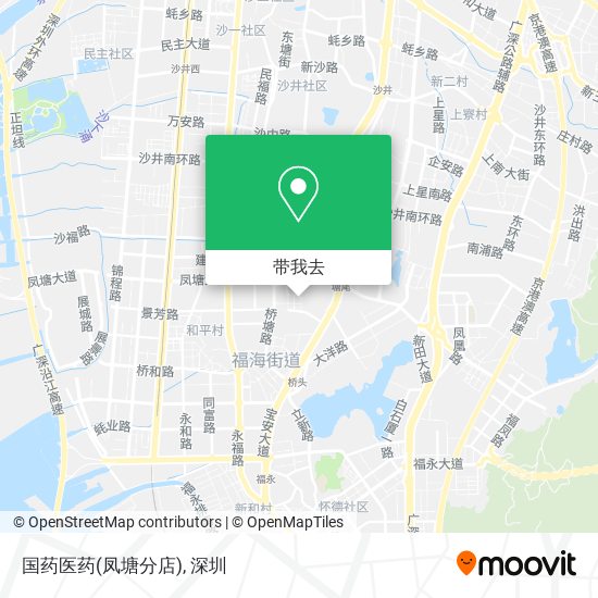 国药医药(凤塘分店)地图