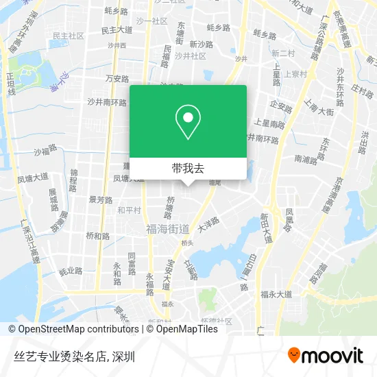 丝艺专业烫染名店地图