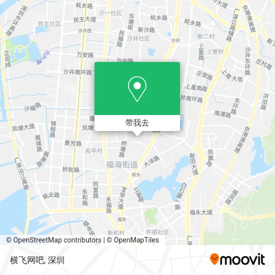 横飞网吧地图