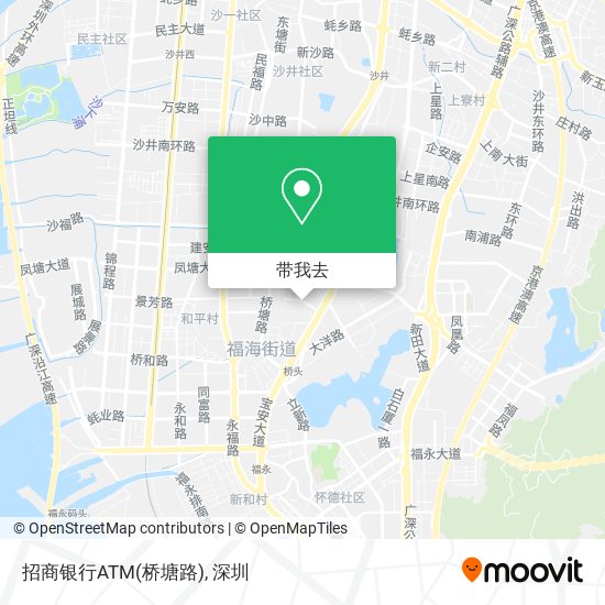 招商银行ATM(桥塘路)地图