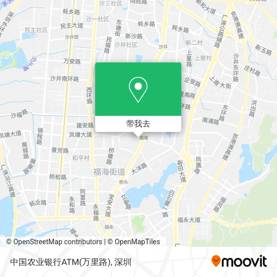 中国农业银行ATM(万里路)地图