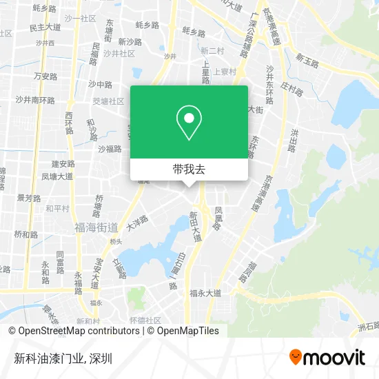 新科油漆门业地图